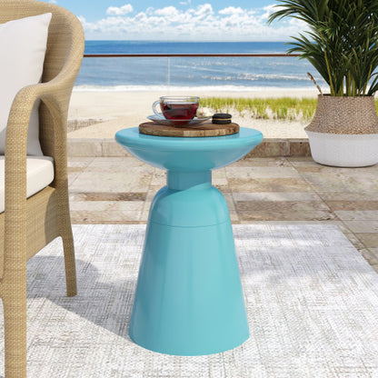 Outdoor Metal end Table -Large