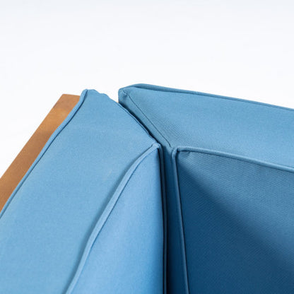 OANA 3-Piece LOVE SEAT SET WITH COFFEE TABLE, BLUE