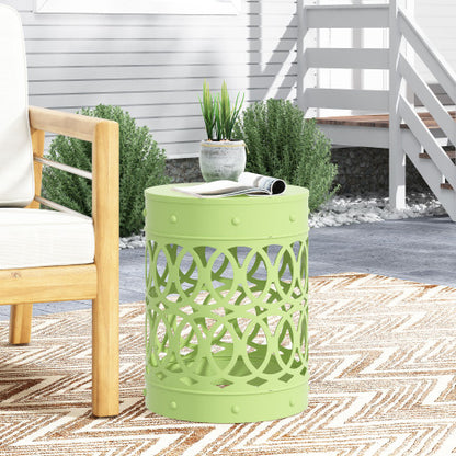 Outdoor Metal end Table -Large