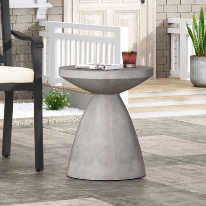 Outdoor LightWeight Concrete Side Table
