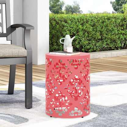 Outdoor Metal end Table -Large