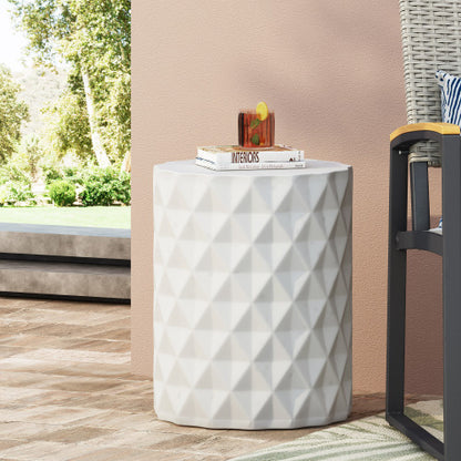 Outdoor LightWeight Concrete Side Table