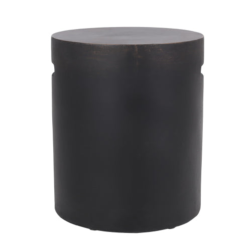 Outdoor LightWeight Concrete Side Table,Copper