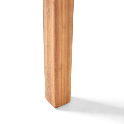 Outdoor Expandable Acacia Wood Dining Table,Natural