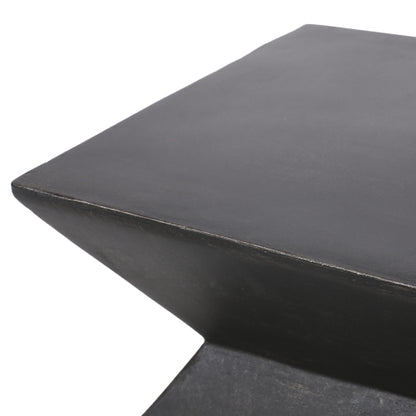 Outdoor Lightweight Concrete Side Table